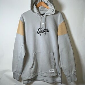 Nike Gray and Tan Hoodie